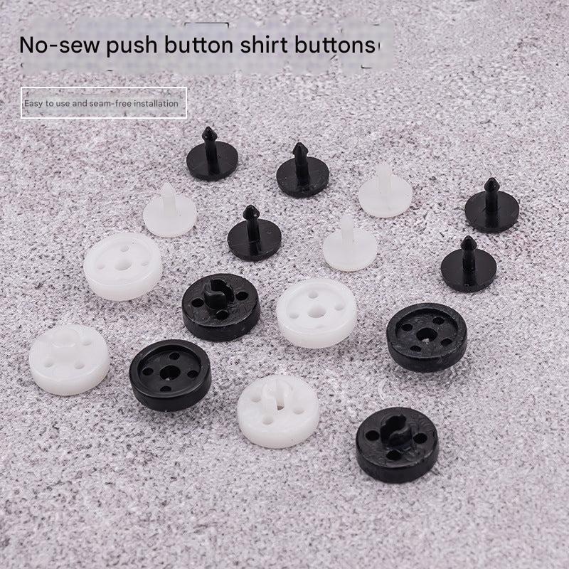 Detachable pressure buttons for easy clothing fixes