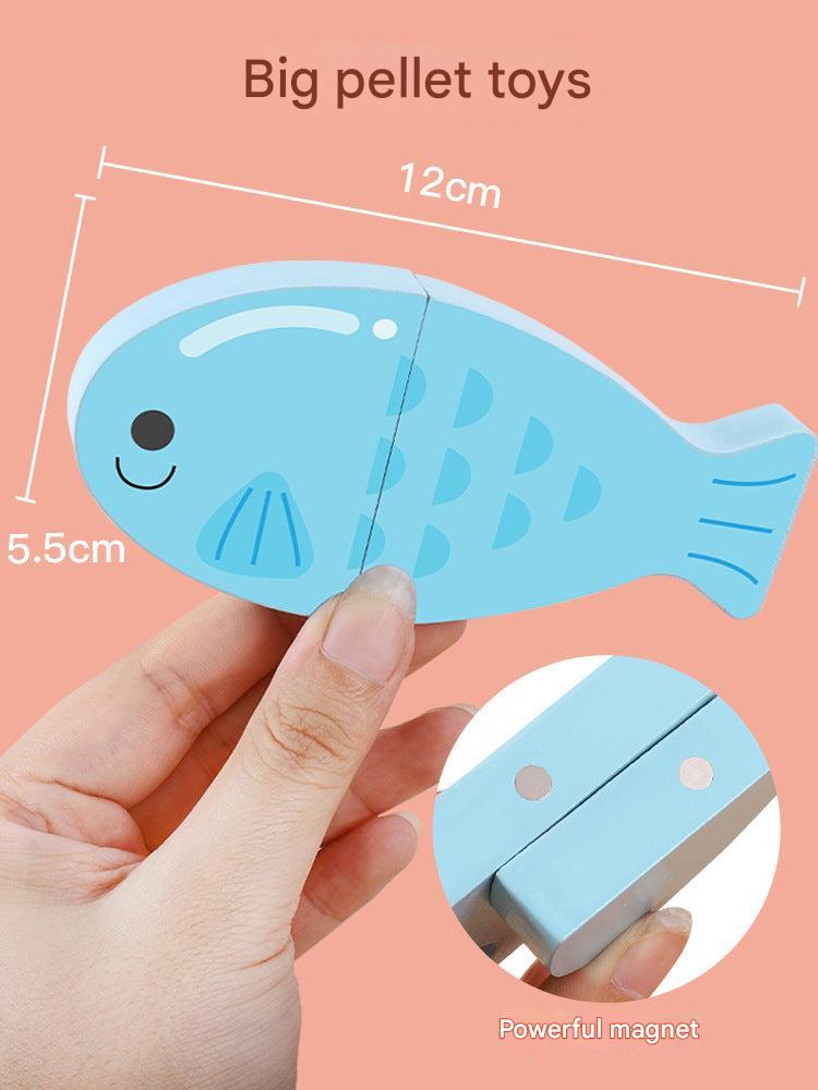 durable wooden fruit cutting puzzle