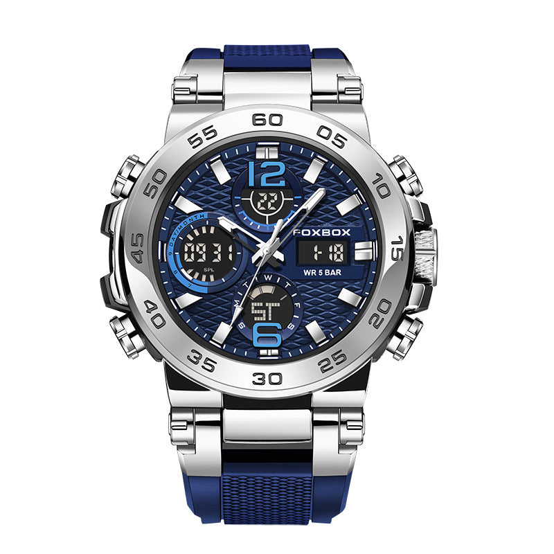 Multi-function sports watch with dual display