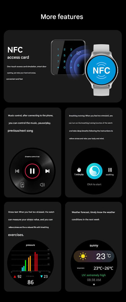 HK89 Smartwatch Waterproof Design