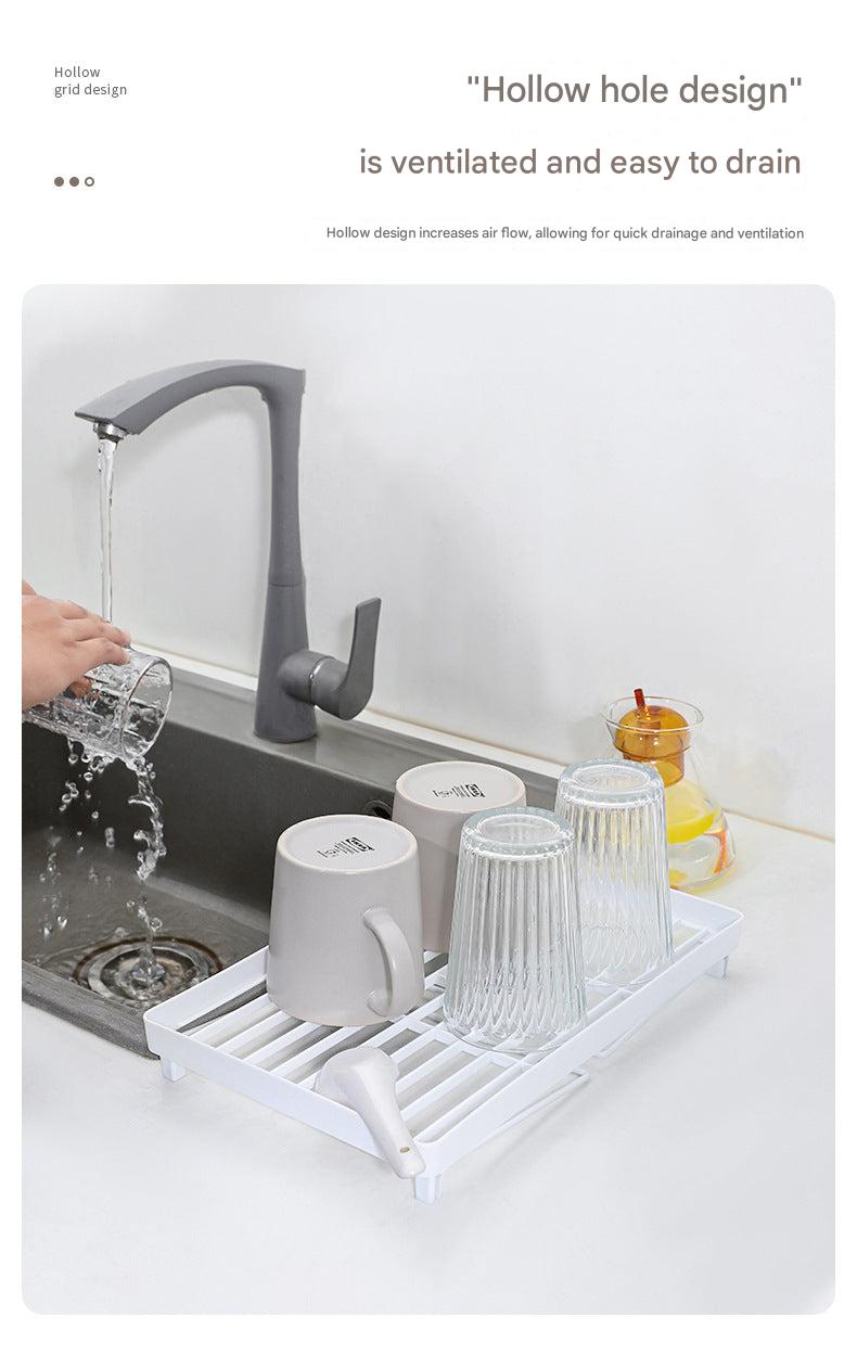 Kitchen organization rack with modern design