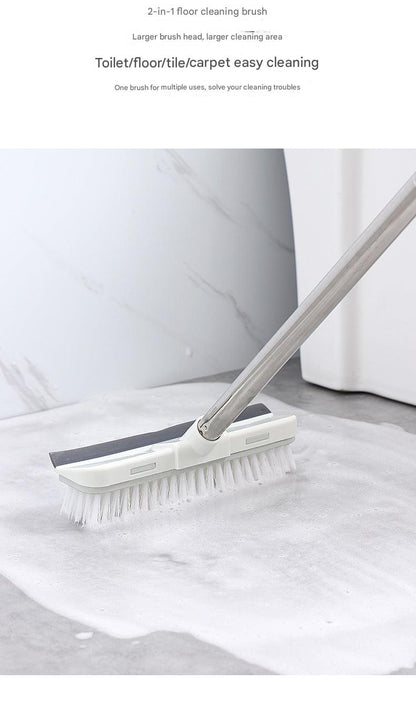 Close-up of hard bristles on cleaning brush