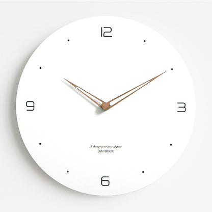 Decorative wall clock on white background
