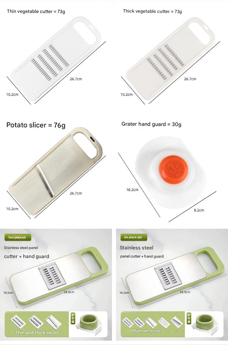 stainless steel grater in kitchen setting