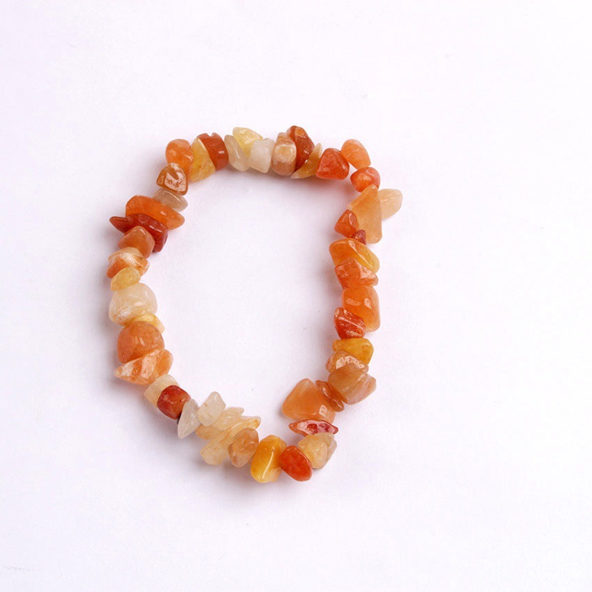 Close-up of natural gemstones in bracelet image 6