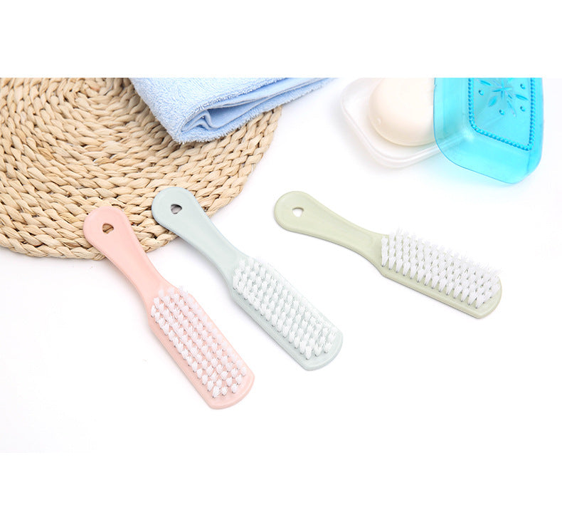 Blue shoe cleaning brush