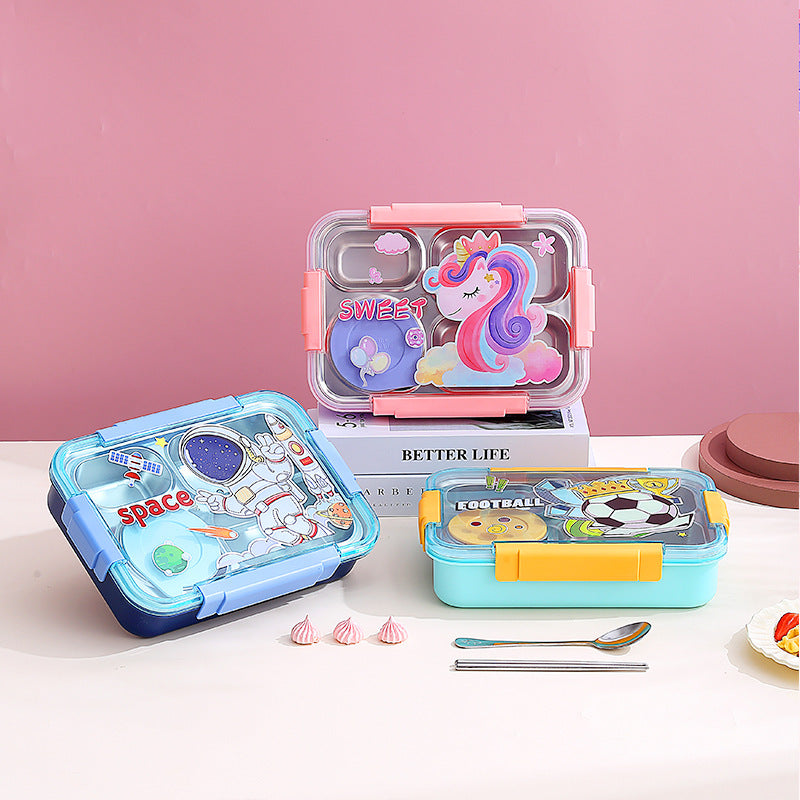 304 stainless steel lunch box in colorful design image 5