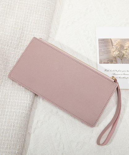 Zipper closure women's wallet with lightweight design