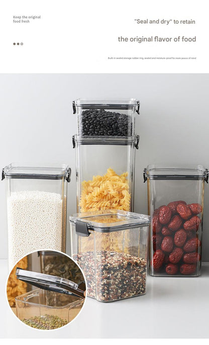 clear plastic kitchen storage container 7
