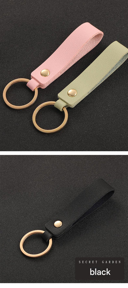 Fashionable keychain on a table