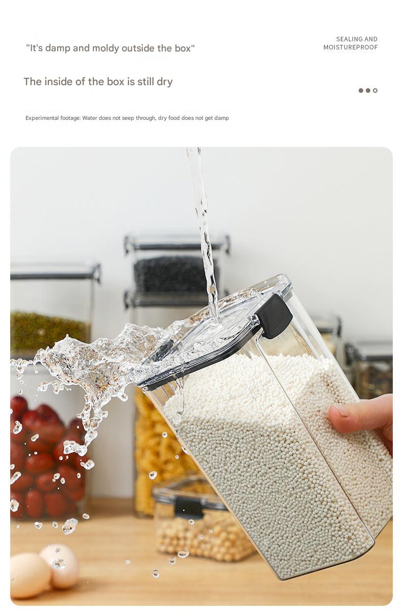 clear plastic kitchen storage container 8