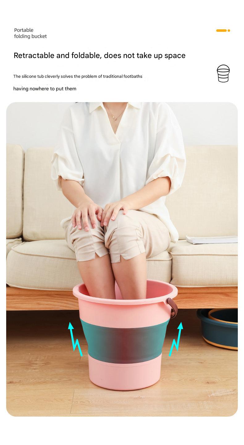 Foldable Fishing Bucket Green