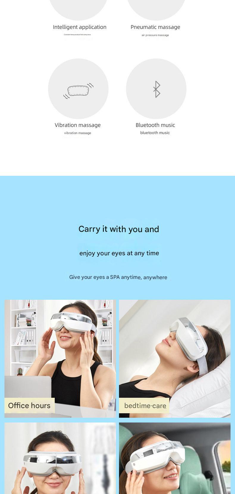 Portable Eye Massager for relaxation
