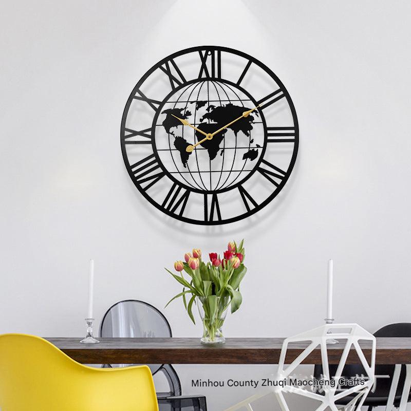 Decorative Earth Clock Image 2