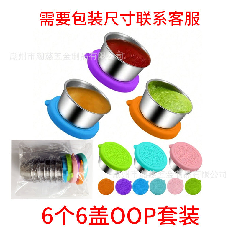 Compact condiment cup in hand - image 2