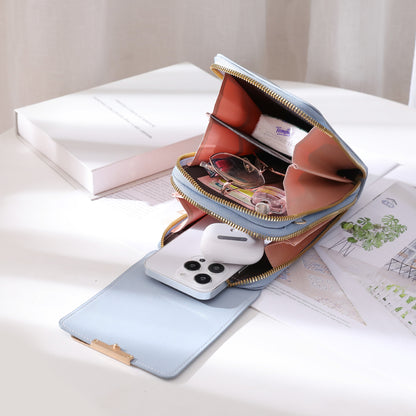 Brown multifunctional shoulder bag for women