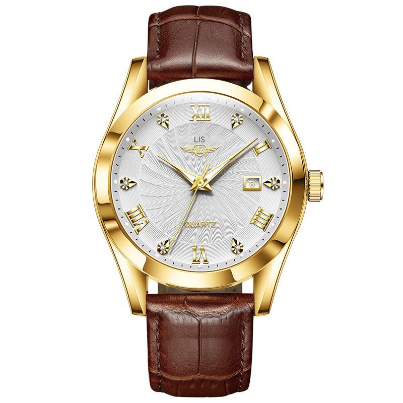 Durable stainless steel watch close-up