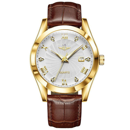 Durable stainless steel watch close-up