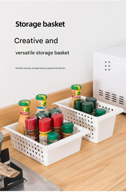 Versatile storage rack with multiple baskets