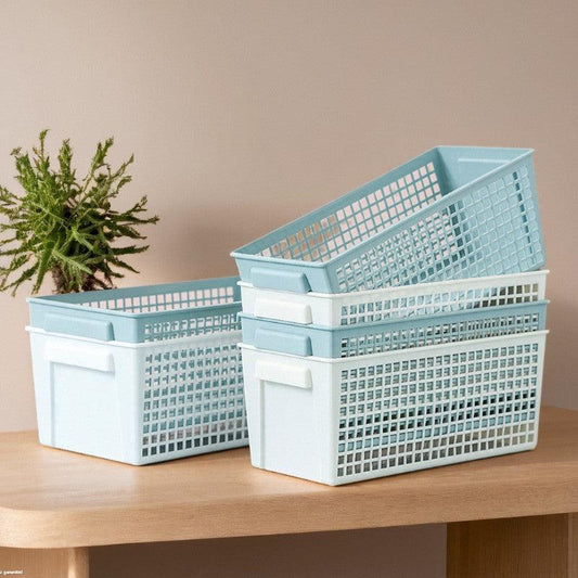 Easy carry storage basket for supplies