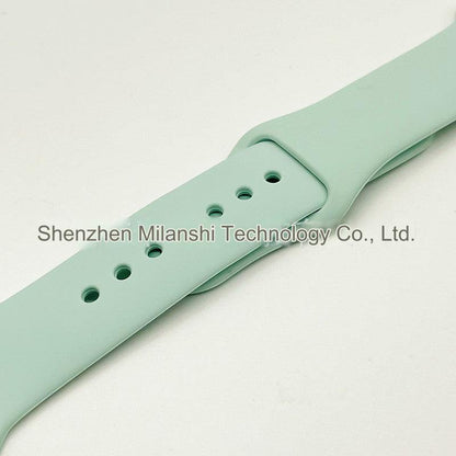 Premium Silicone Sports Watch Band for Apple Watch Series 4-9, SE, and Ultra 2 - Stylish, Durable, and Comfortable Replacement Straps
