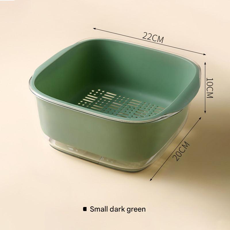 Double Layer Vegetable Washing Basket Image 8
