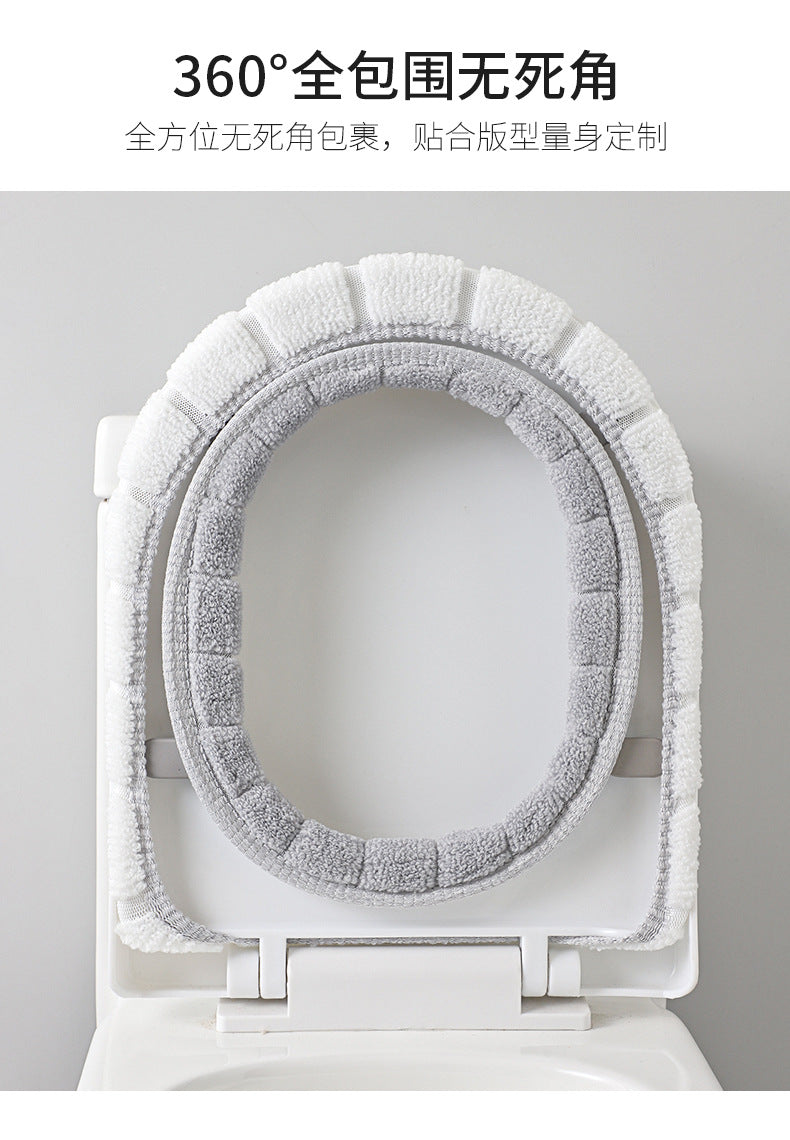 Standard fit toilet seat cover in various colors
