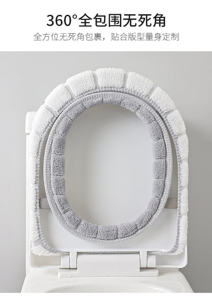Standard fit toilet seat cover in various colors