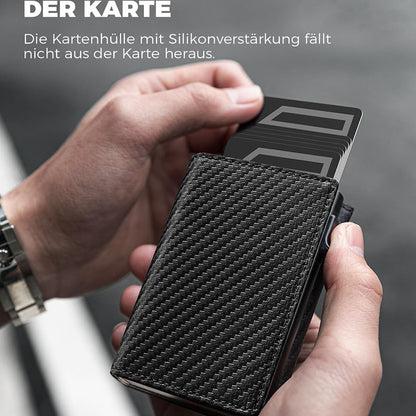 Carbon fiber design wallet for men