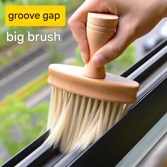 Ergonomic grip dust brush design