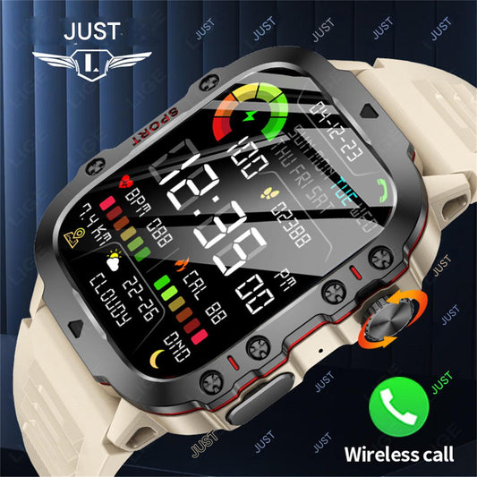 Men's smartwatch with health monitoring
