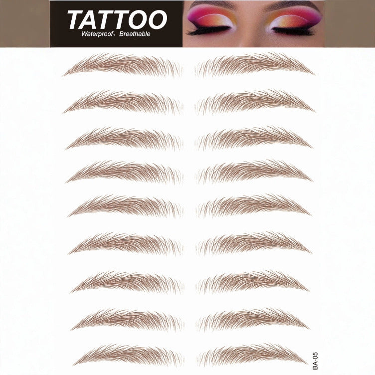Realistic Temporary Brow Tattoos - Image 3