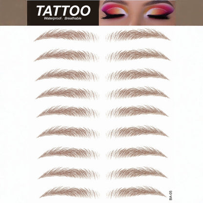 Realistic Temporary Brow Tattoos - Image 3