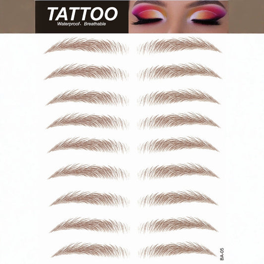 Realistic Temporary Brow Tattoos - Image 3