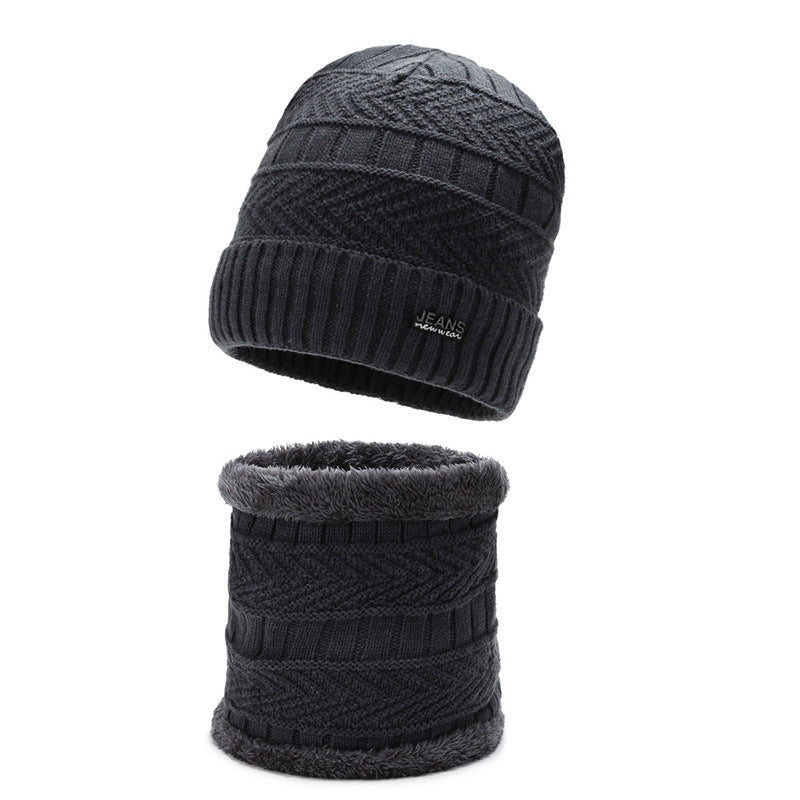 Burgundy neck warmer for men