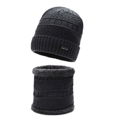 Burgundy neck warmer for men