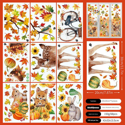 removable fall leaf decorations