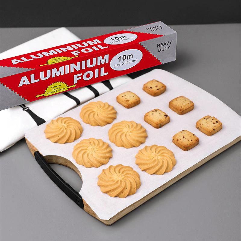 Heavy-duty aluminum foil in kitchen setting