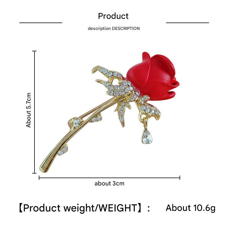 Durable alloy wedding brooch - elegant design