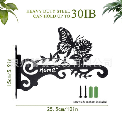 Stylish home decor wall flower display