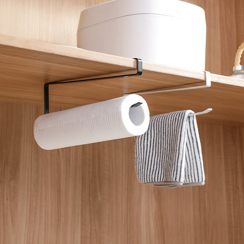 iron paper towels and essentials rack