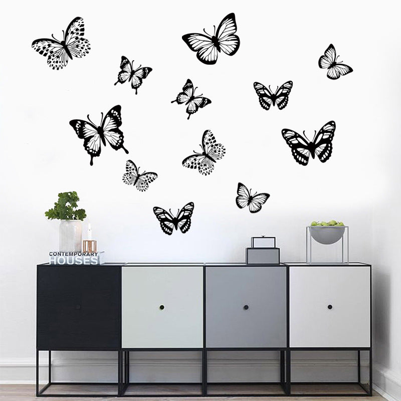 Elegant butterfly vinyl stickers for bedroom - image 3