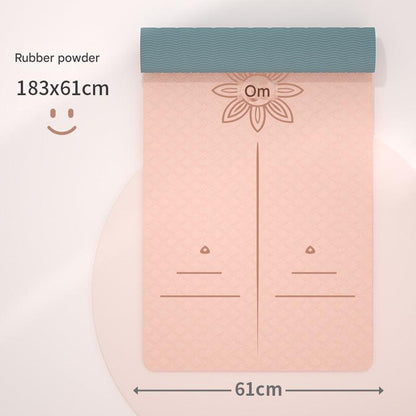 High bounce exercise mat for shock absorption