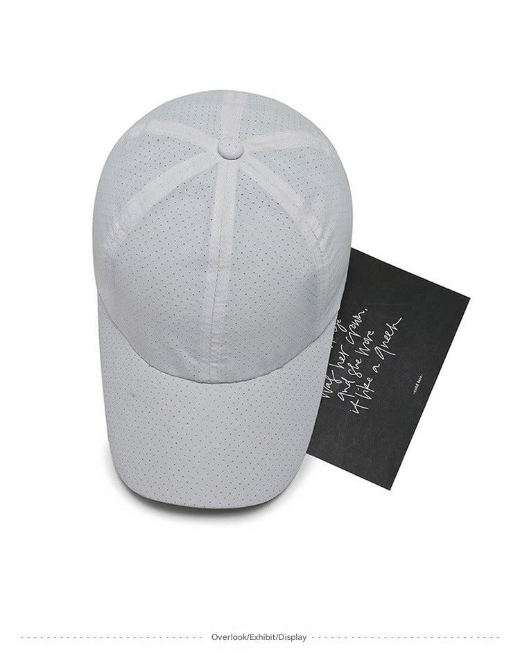 Men's quick-dry baseball cap in light beige