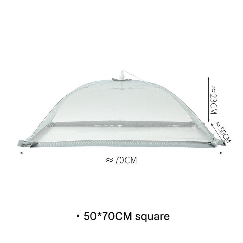 Square food cover ideal for summer gatherings