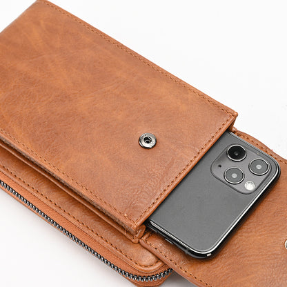 Women's crossbody wallet green