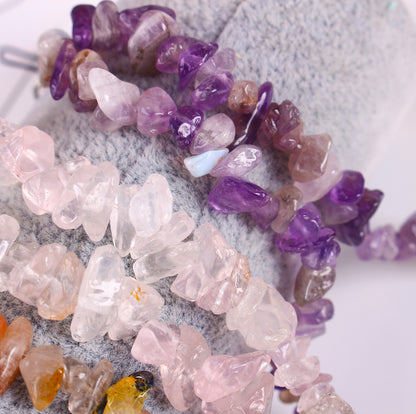 Handmade Bohemian Phone Strap - Amethyst Color