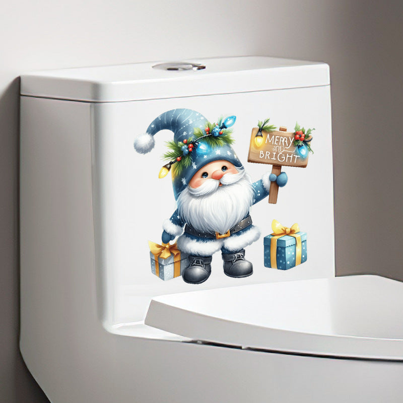 Colorful holiday decoration sticker