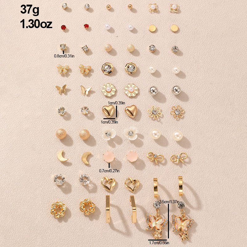 Stylish pearl earrings close-up image 5
