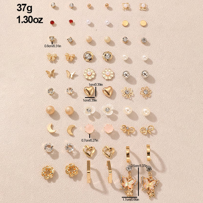 Stylish pearl earrings close-up image 5